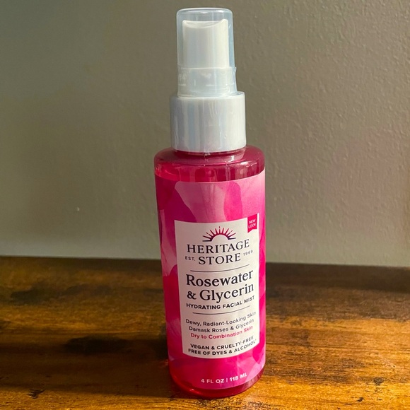 Heritage Store Rosewater & Glycerin Facial Mist - Picture 1 of 2